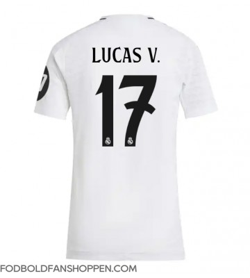 Real Madrid Lucas Vazquez #17 Hjemmebanetrøje Dame 2024-25 Kortærmet
